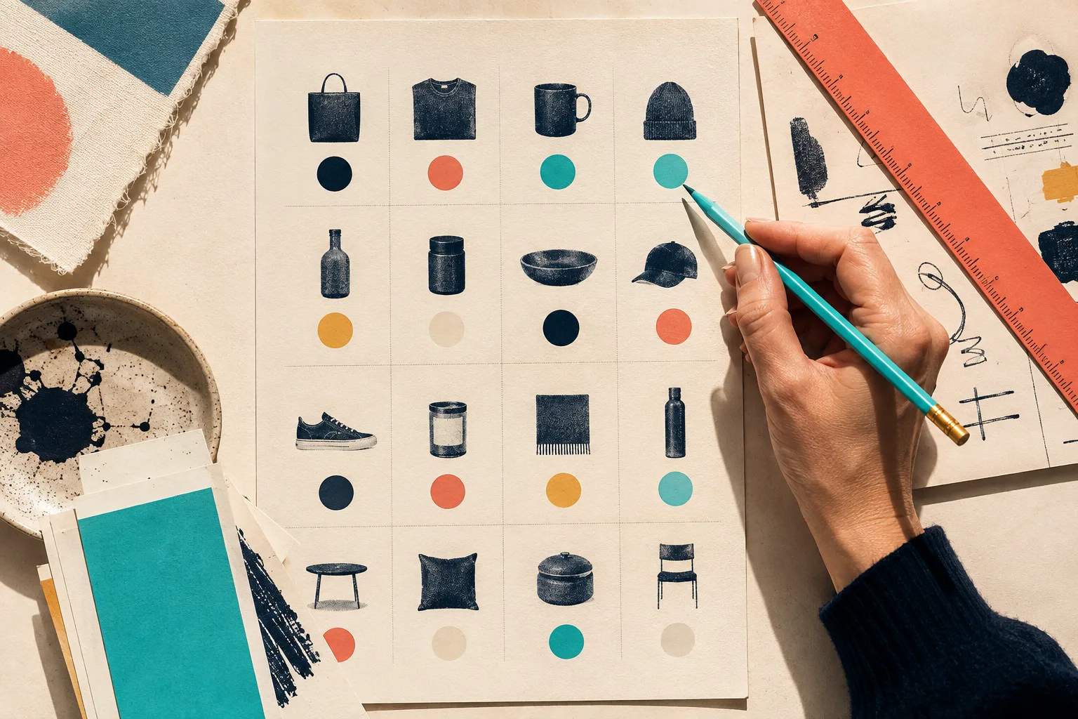 Audit visuel des nuances sur une page collection Shopify
