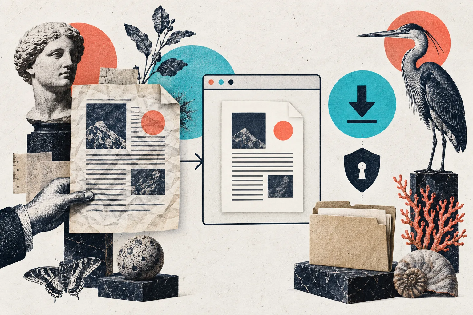Flux de preparation d un PDF dans le navigateur