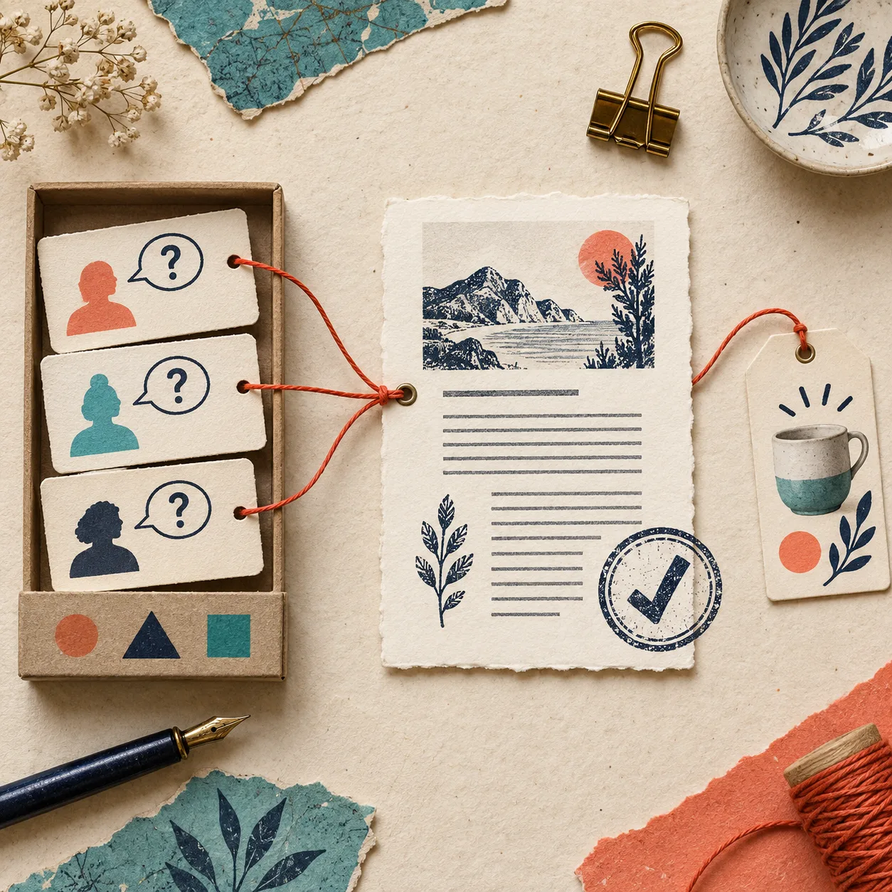 Questions clients organisees en idees d articles