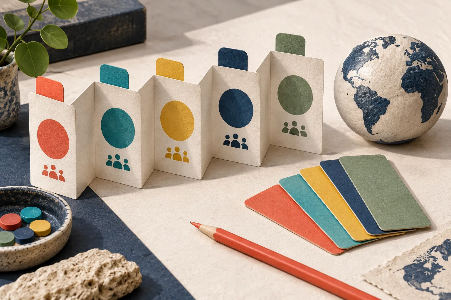 Nuancier adapte a plusieurs marches et langues