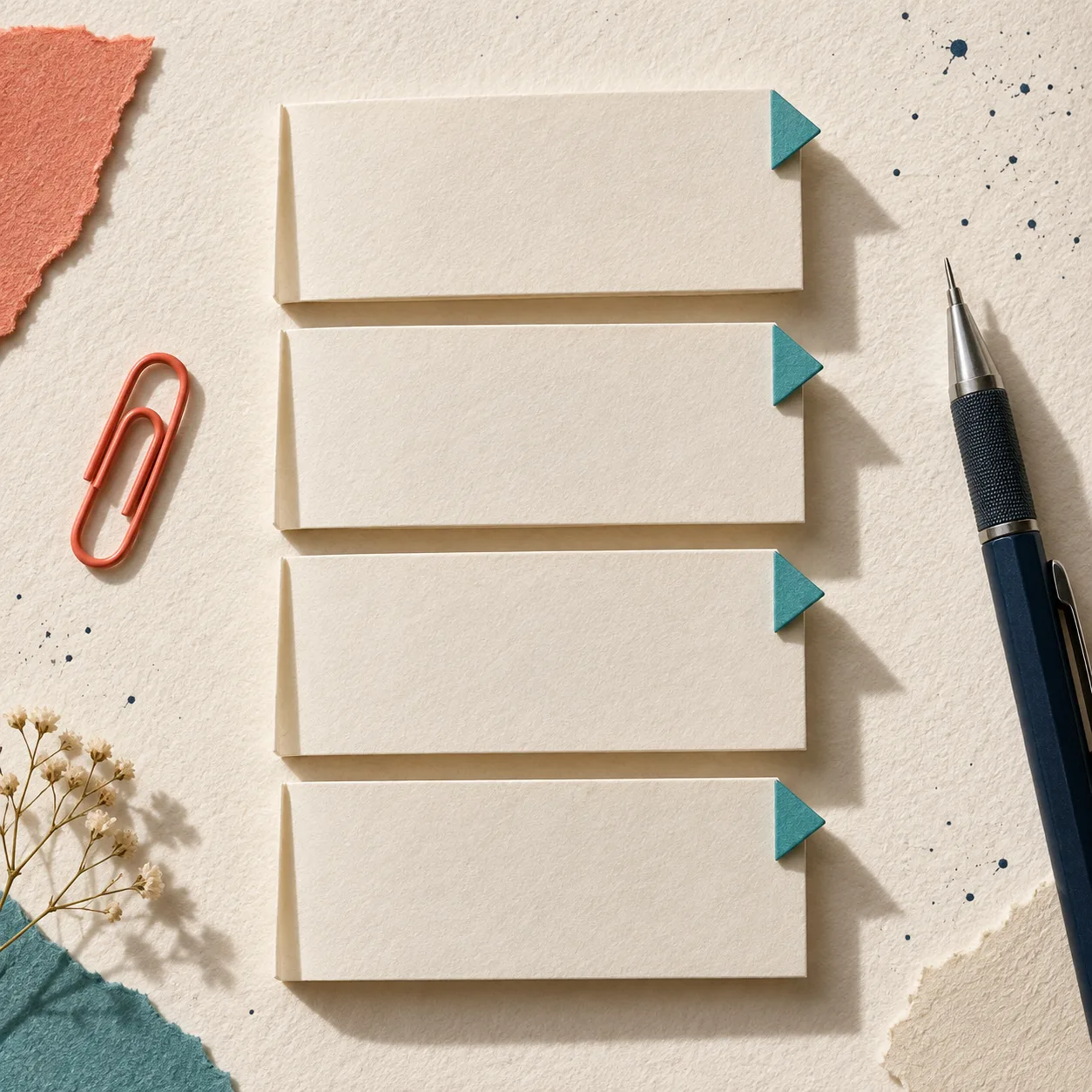 Panneaux d accordéon en papier pour une fiche produit mobile