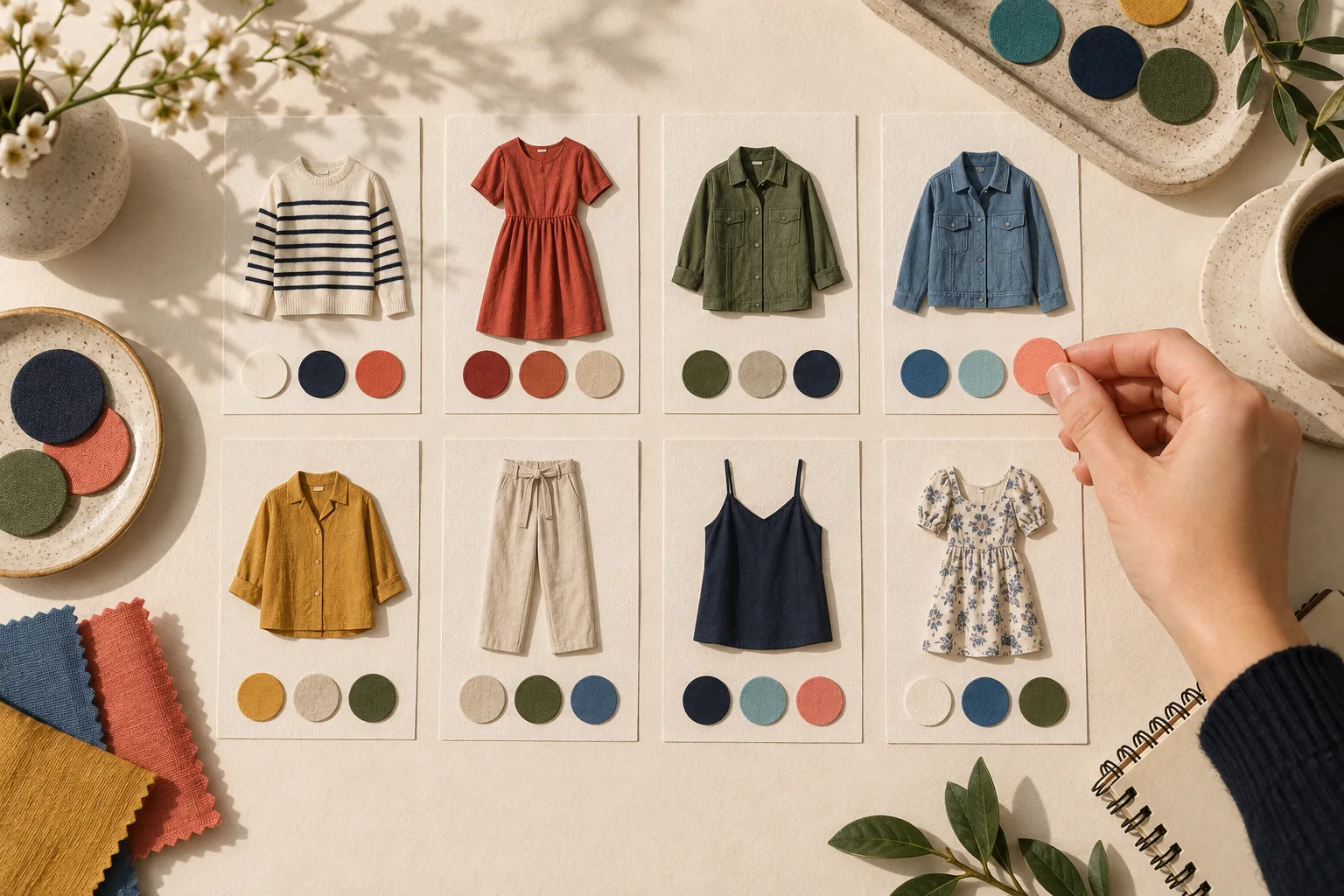 Sélection de couleurs sur une collection Shopify