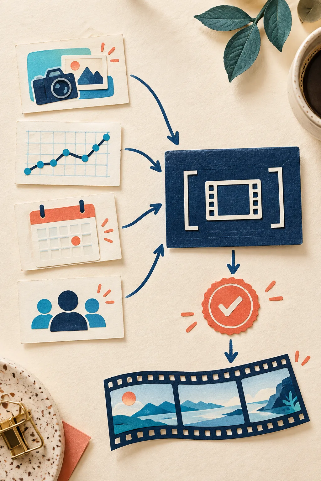 Données organisées en document vidéo vérifiable