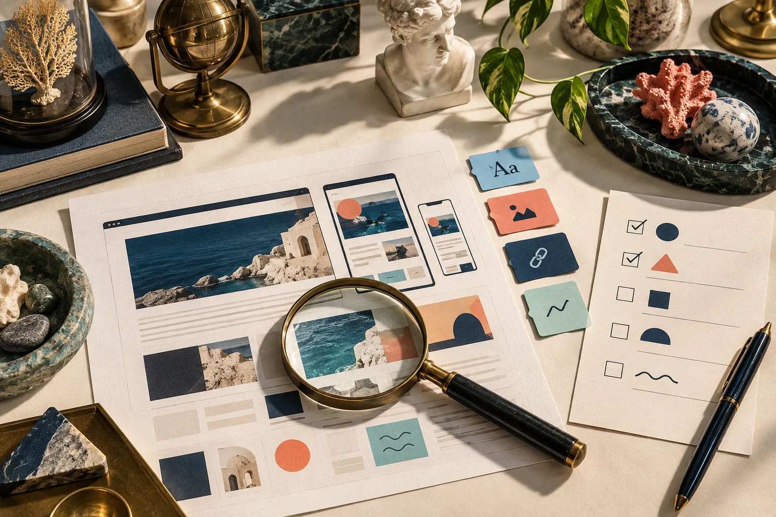 Audit visuel d’un site Framer avant export