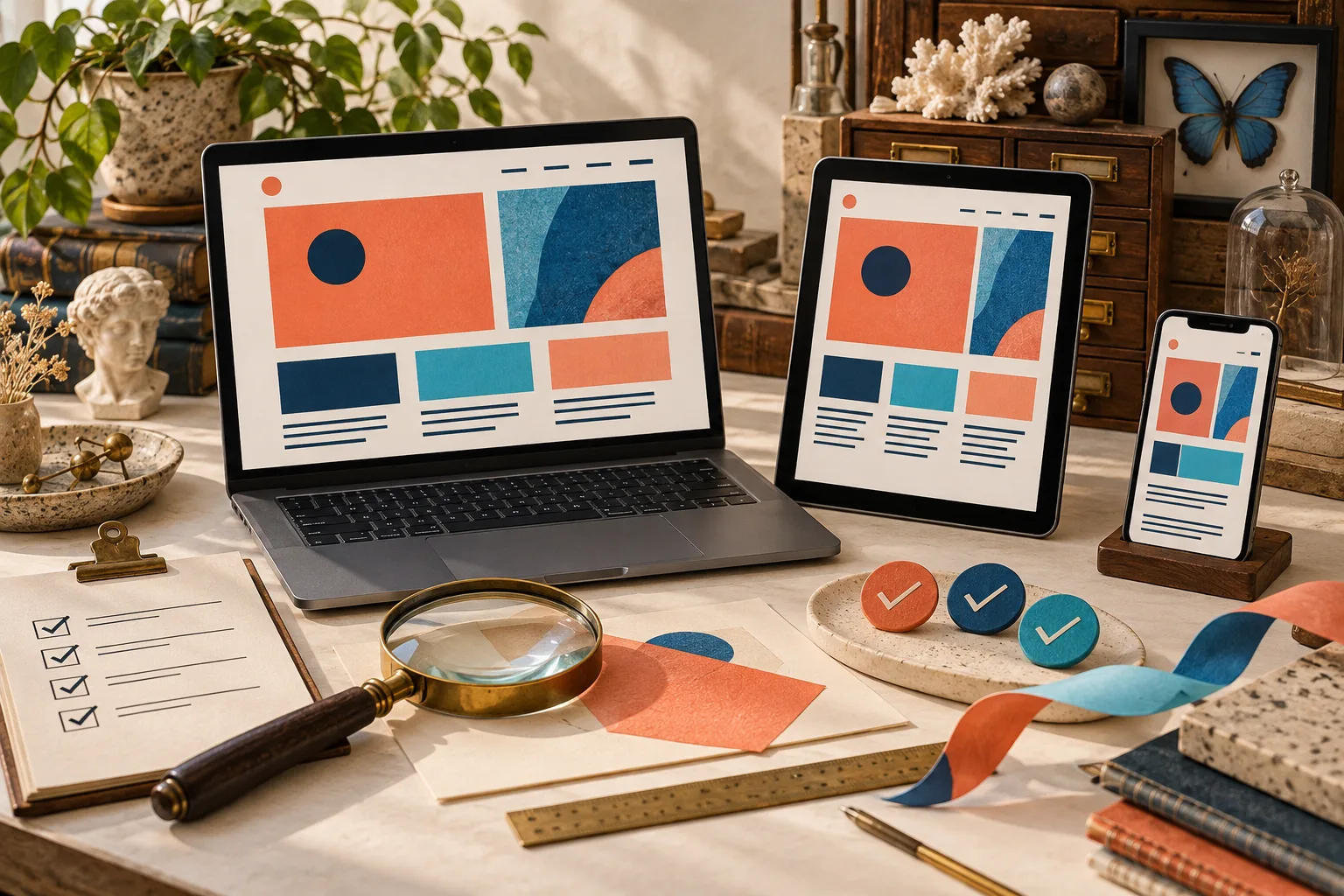 Contrôle responsive d’un site statique après export