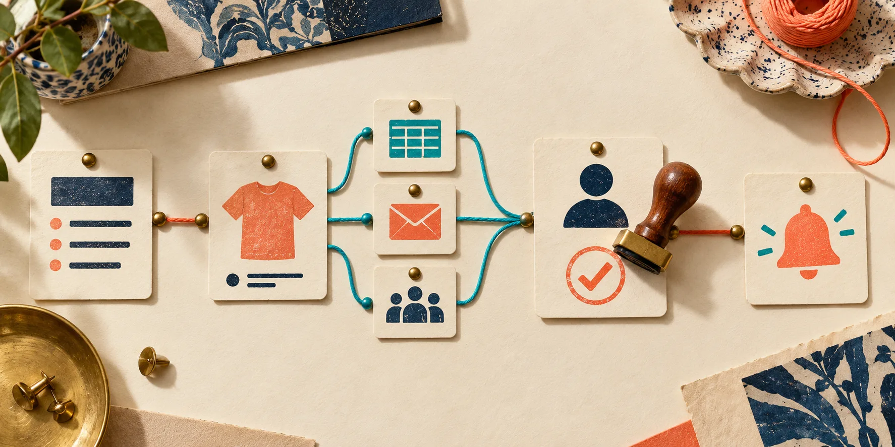 Flux d’automatisation Shopify avec validation humaine