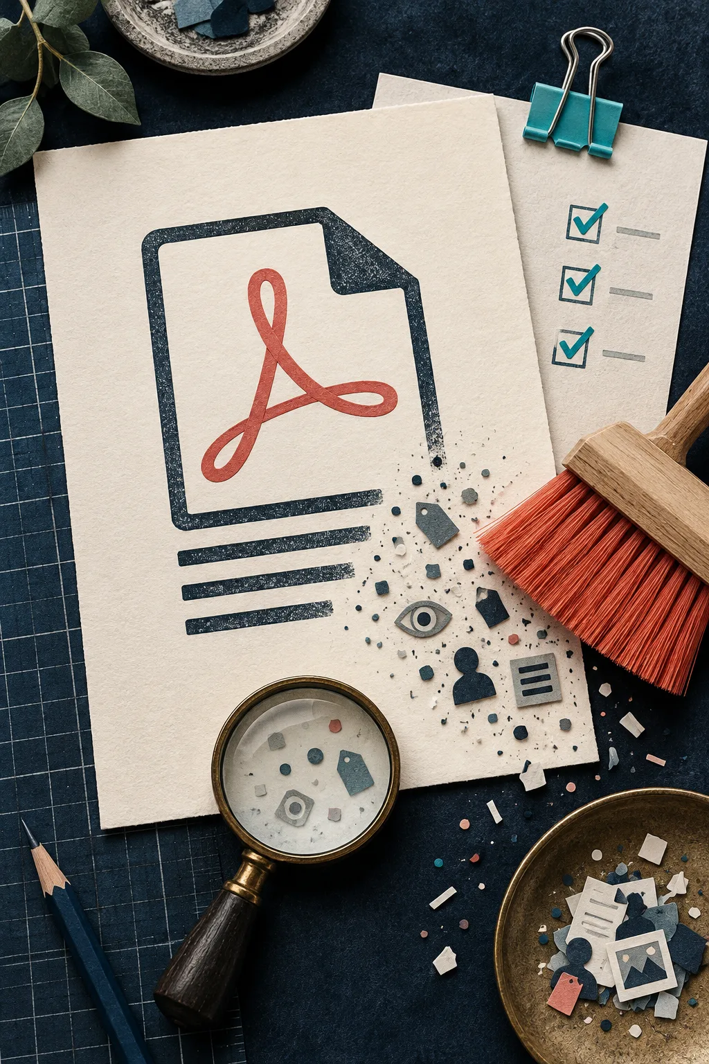 Nettoyage des données invisibles d’un PDF