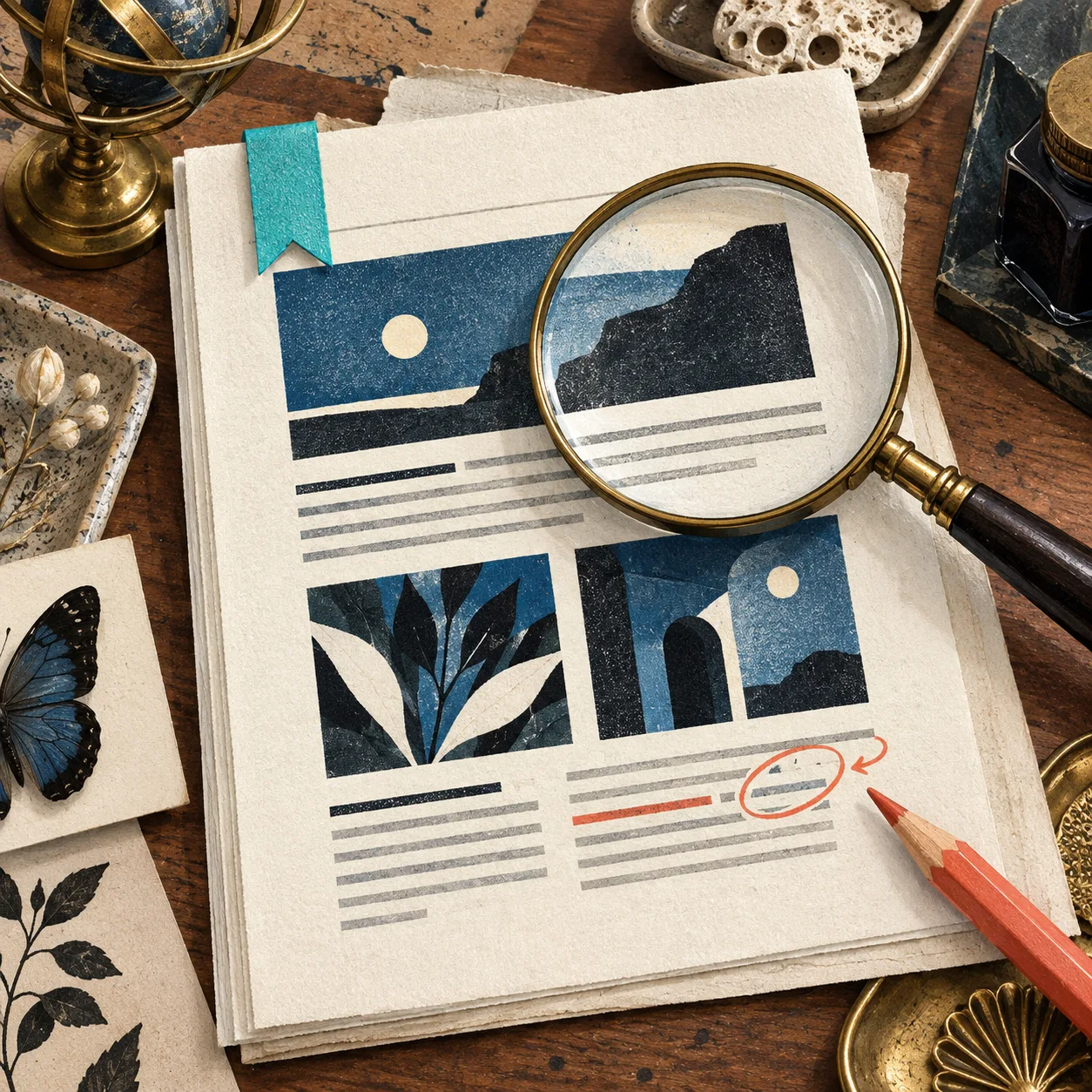 Relecture d’une page éditoriale synchronisée